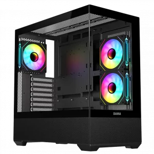 Chasis Gaming SAMA Neview SV02, Semi Panorámico, ATX