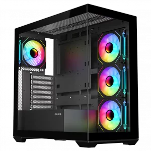 Chasis Gaming SAMA Neview SV01, Semi Panorámico, ATX