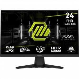 Monitor Gaming MSI MAG 244F, 24", 1080p (FHD), 200Hz, Rapid IPS