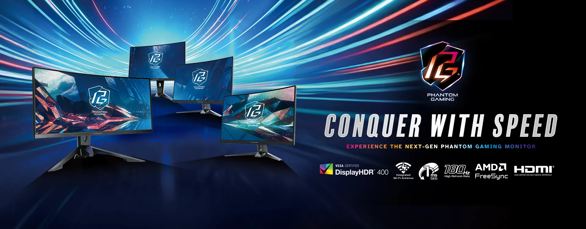 Experimenta la nueva generación de monitores PHANTOM GAMING