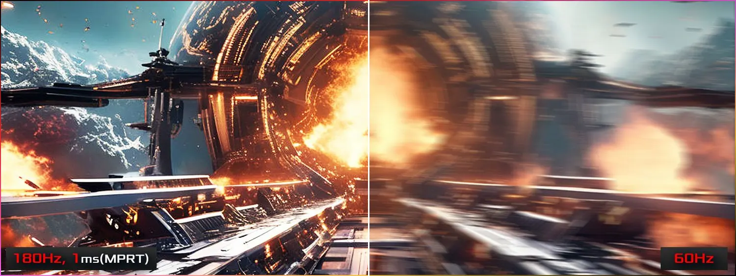 FRECUENCIA DE ACTUALIZACIÓN DE 180HZ